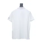 Prada 24ss fake pocket silicone trim Polo short sleeve white