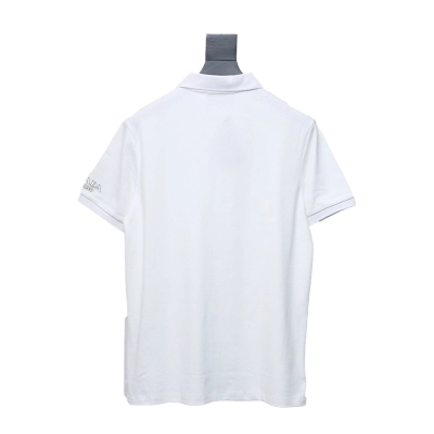 Prada 24ss fake pocket silicone trim Polo short sleeve white 02