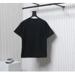 Prada 24ss towel embroidery lettering logo short sleeve T-shirt black