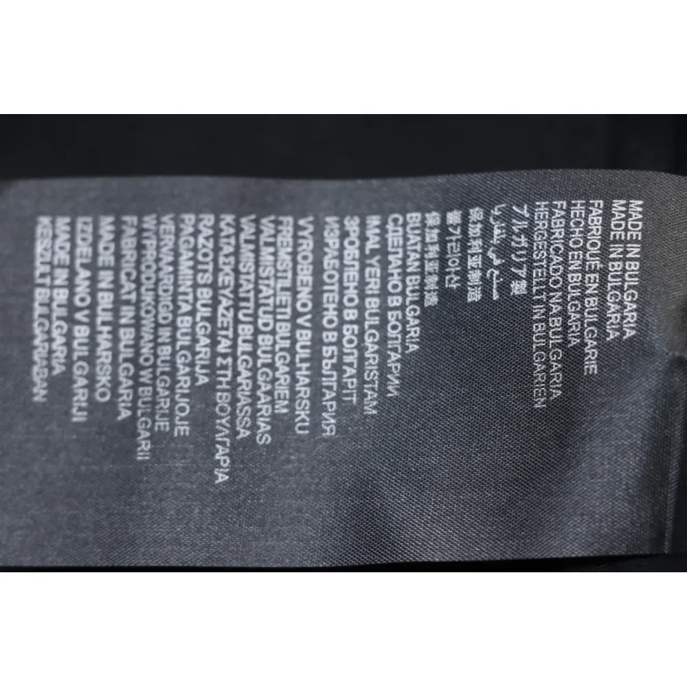 Prada 24ss towel embroidery lettering logo short sleeve T-shirt black