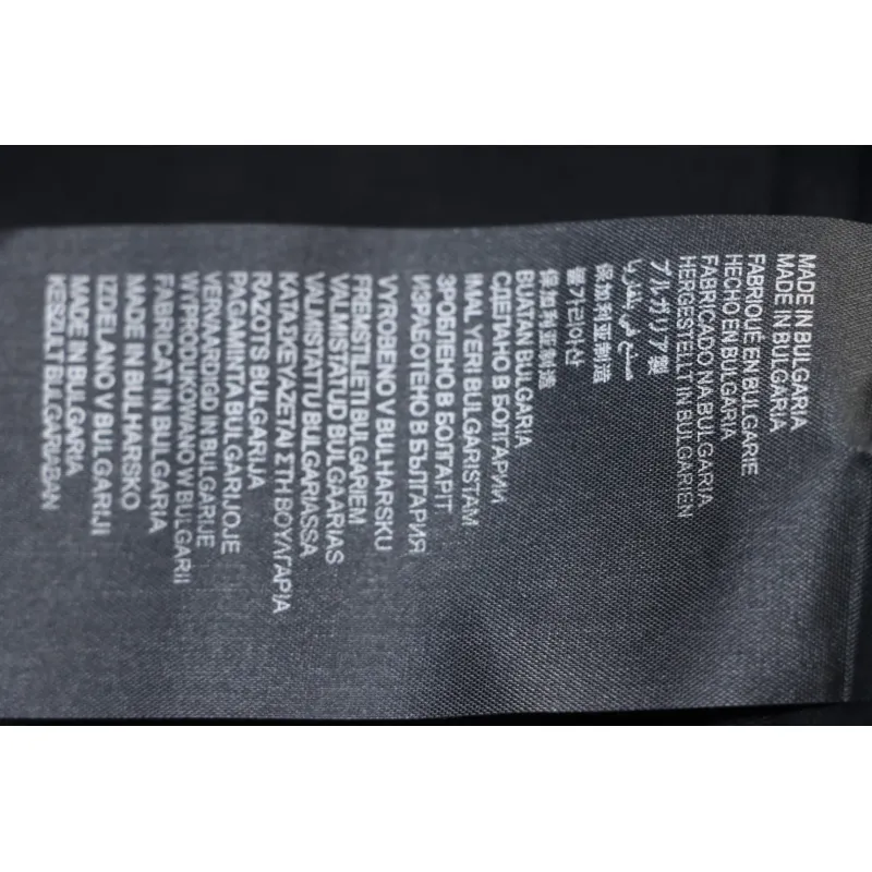 Prada 24ss towel embroidery lettering logo short sleeve T-shirt black