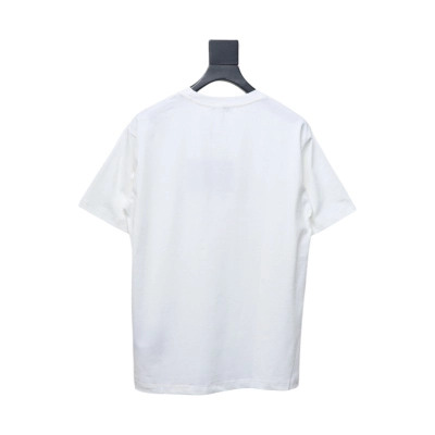 Prada 24ss towel embroidery lettering logo short sleeve T-shirt White 02