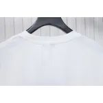 Prada 24ss towel embroidery lettering logo short sleeve T-shirt White
