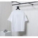 Prada 25ss Overlapping Embroidered Triangle Logo Short Sleeve White