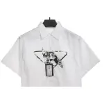 Prada Piranha Print Shirt White