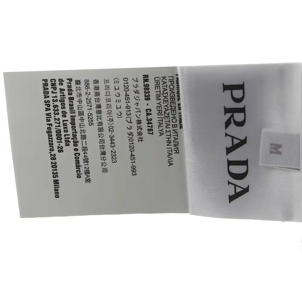 Prada Piranha Print Shirt White