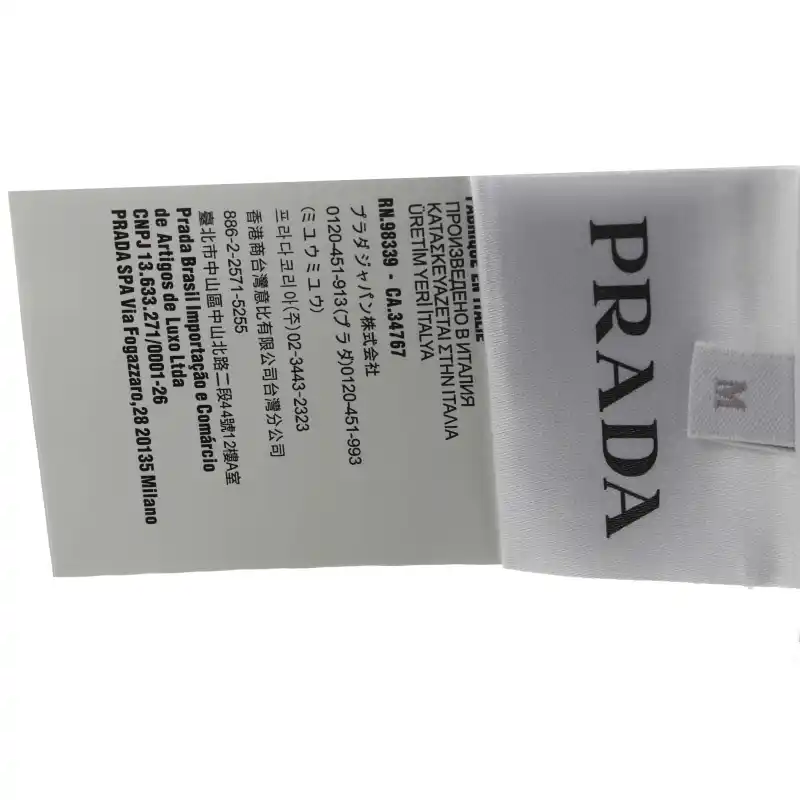 Prada Piranha Print Shirt White