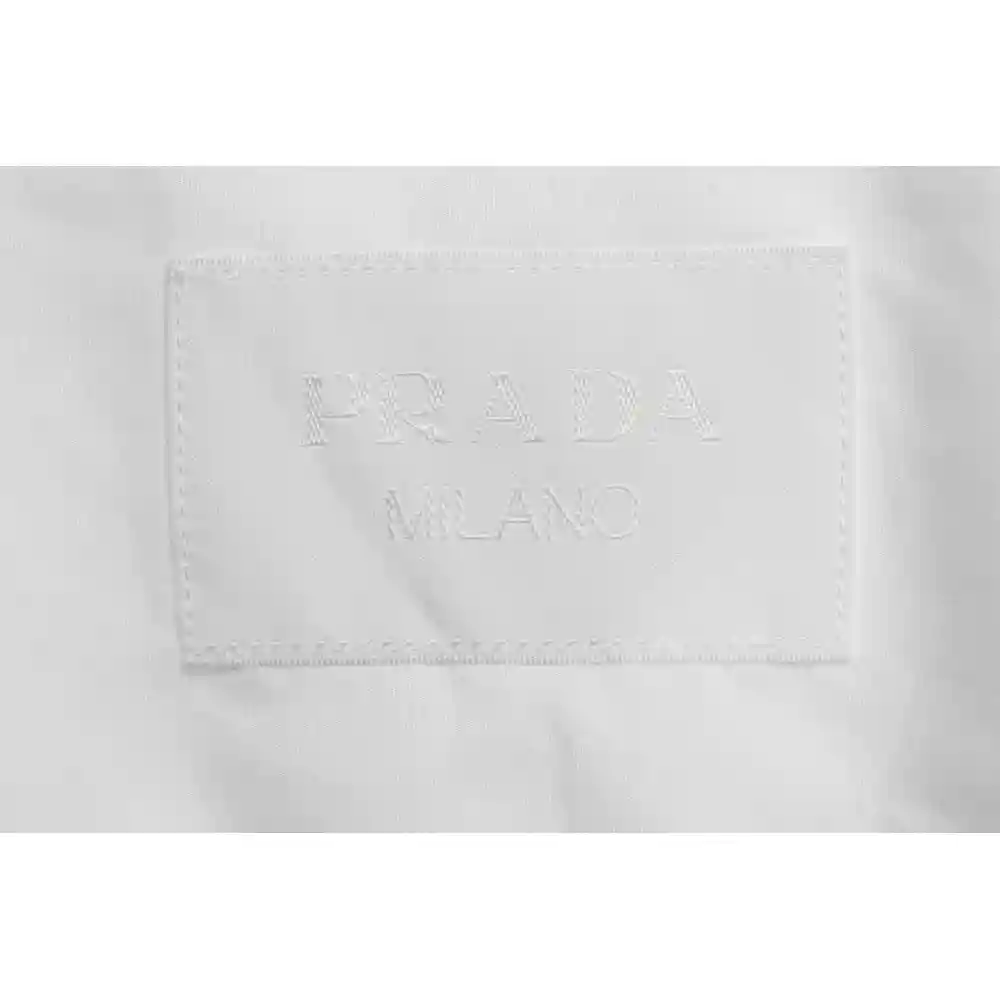 Prada Piranha Print Shirt White