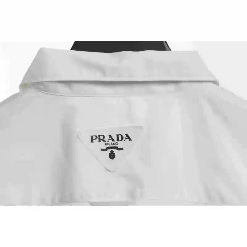 Prada Piranha Print Shirt White