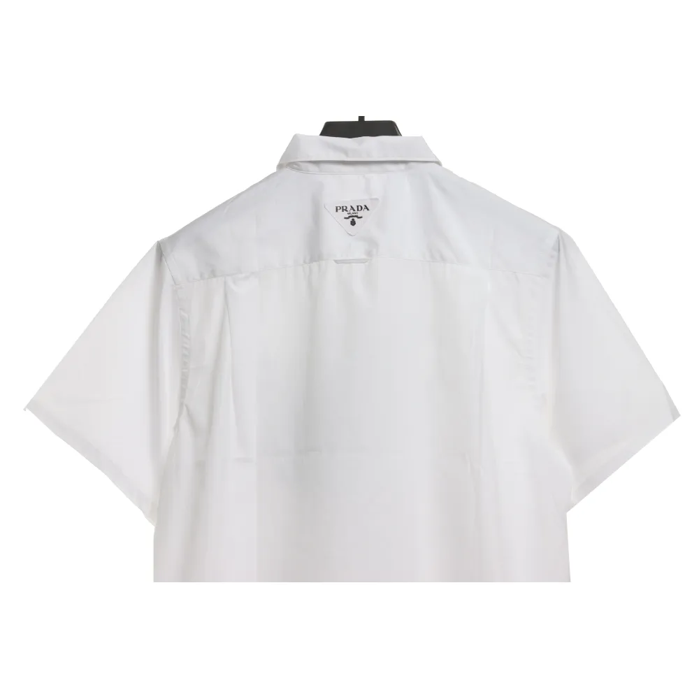 Prada Piranha Print Shirt White