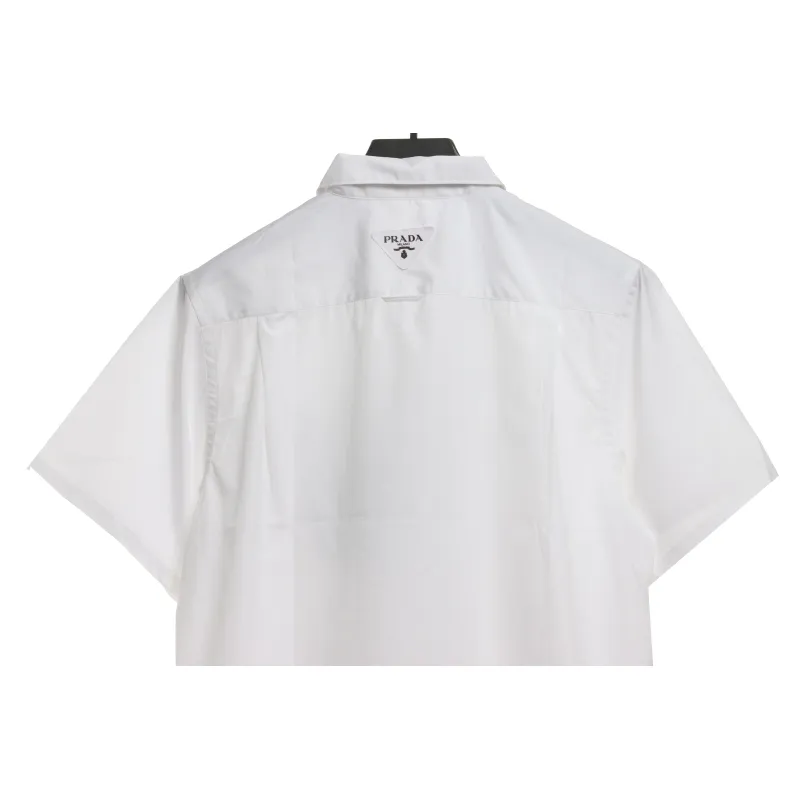 Prada Piranha Print Shirt White