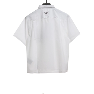 Prada Piranha Print Shirt White 02