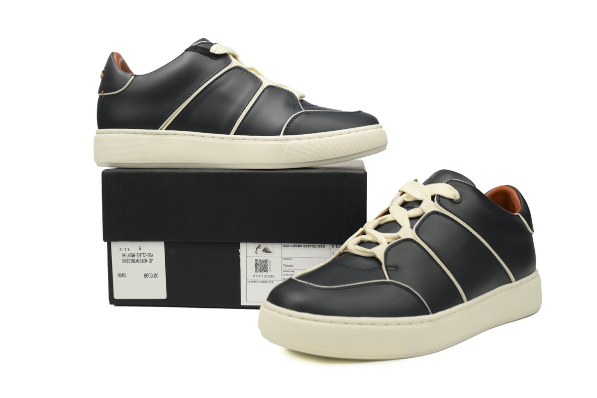  Zegna Black and White LHJUN-A2975X-NAV