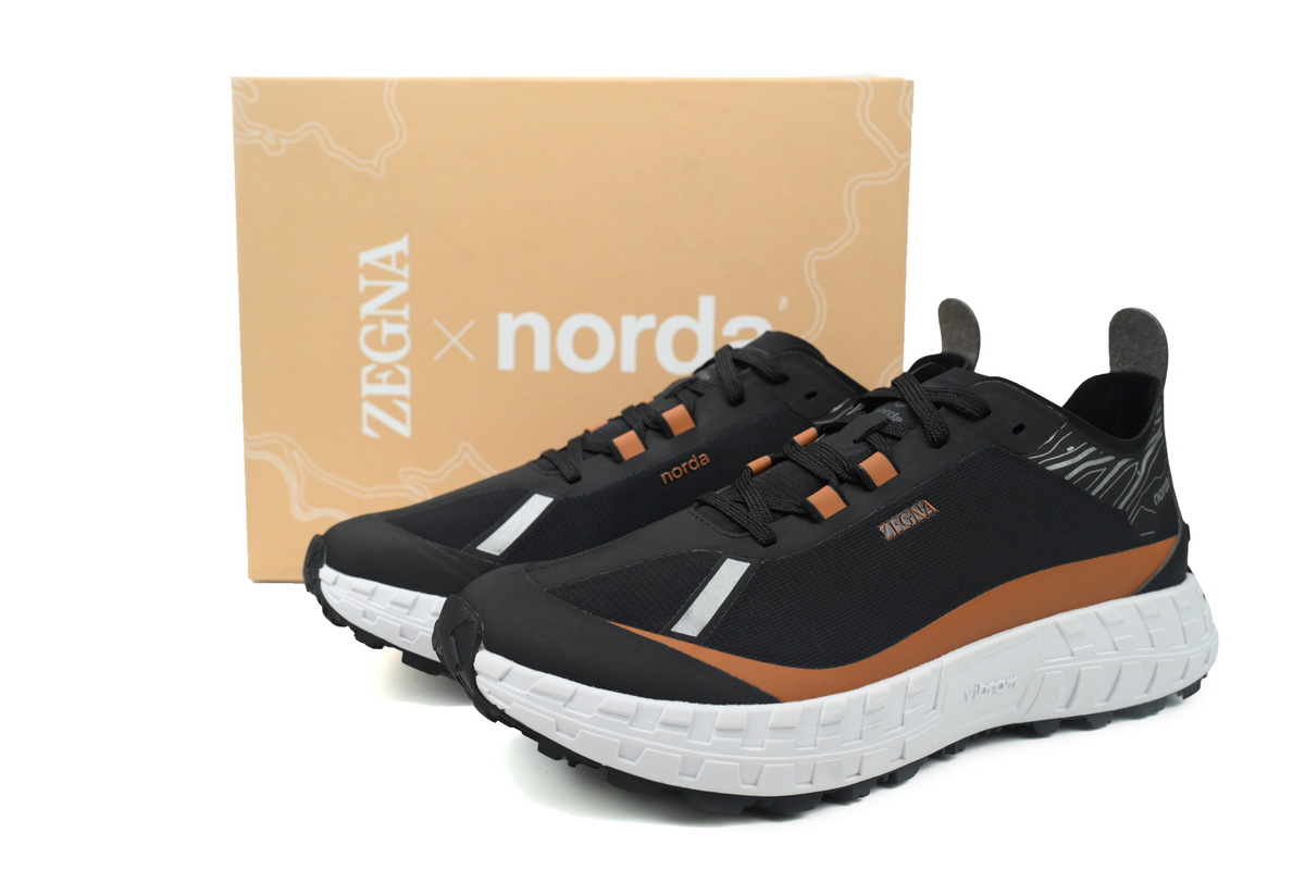  Zegna Black White Brown LHNRD-S5631Z-VSN