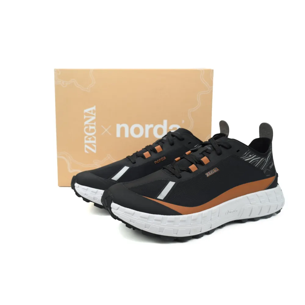  Zegna Black White Brown LHNRD-S5631Z-VSN