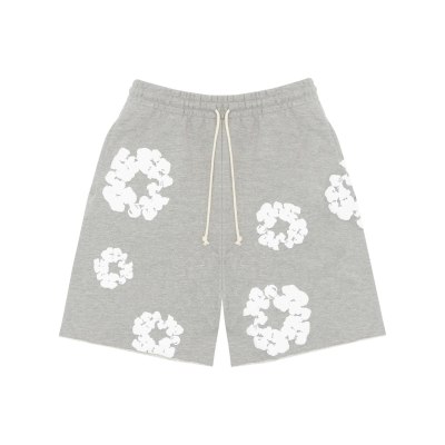 Denim Tears The Cotton Wreath Shorts Grey 01