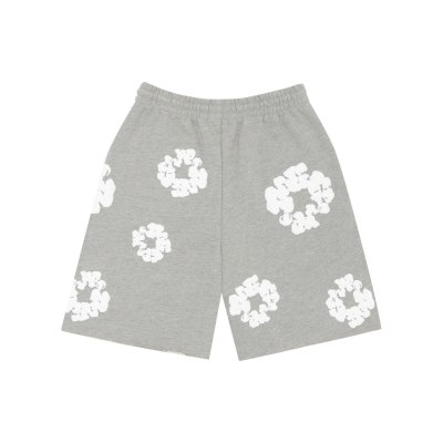 Denim Tears The Cotton Wreath Shorts Grey 02