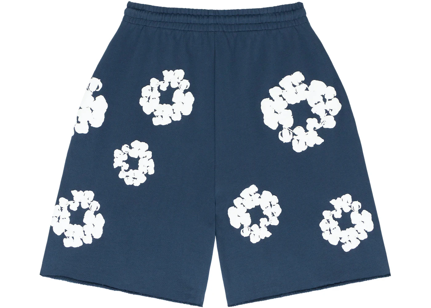 Denim Tears The Cotton Wreath Shorts Navy