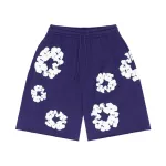 Denim Tears The Cotton Wreath Shorts Purple