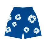 Denim Tears The Cotton Wreath Shorts Royal Blue