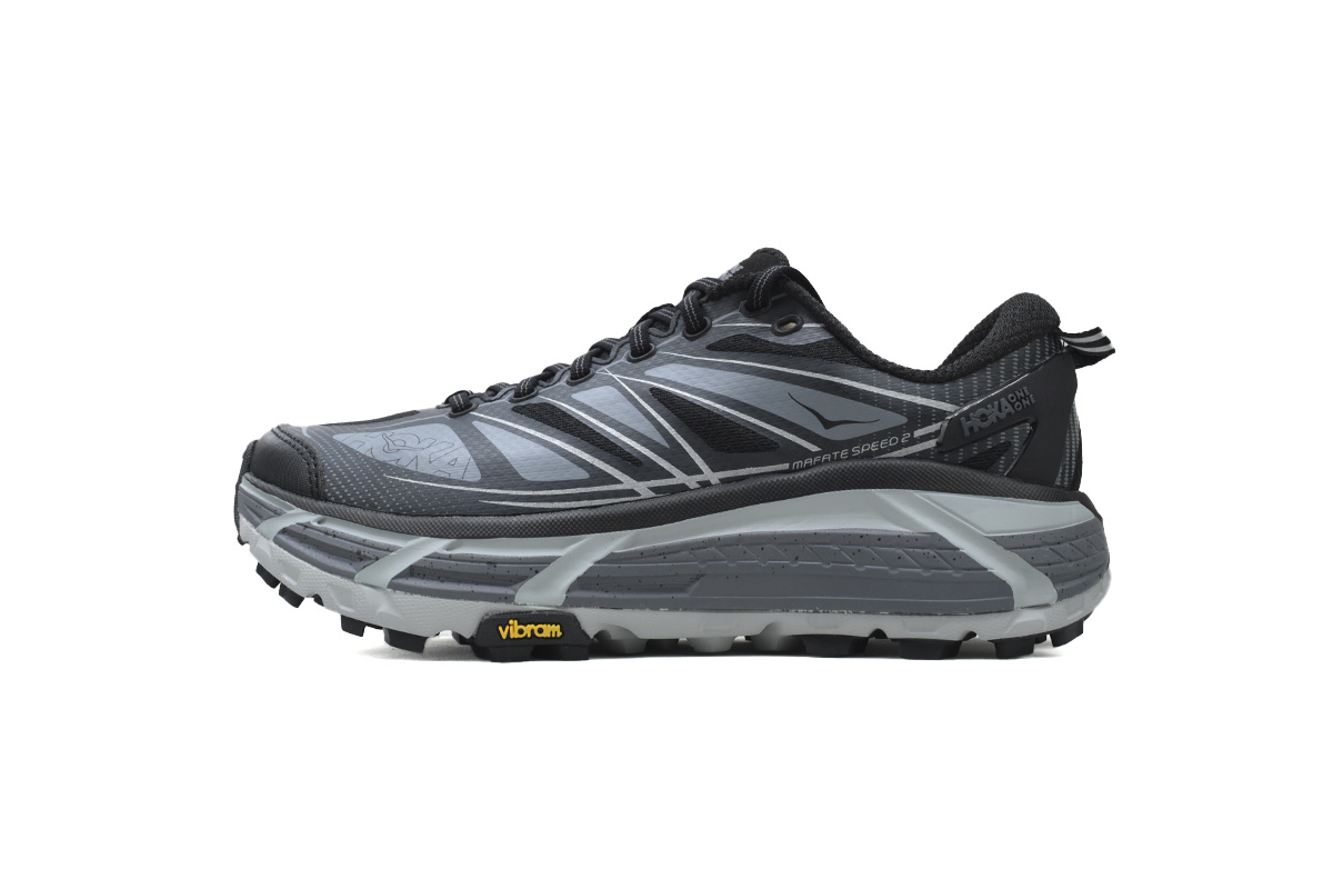 Hoka One One Mafate Speed 2 Black Castlerock 1126851-BCSTL 