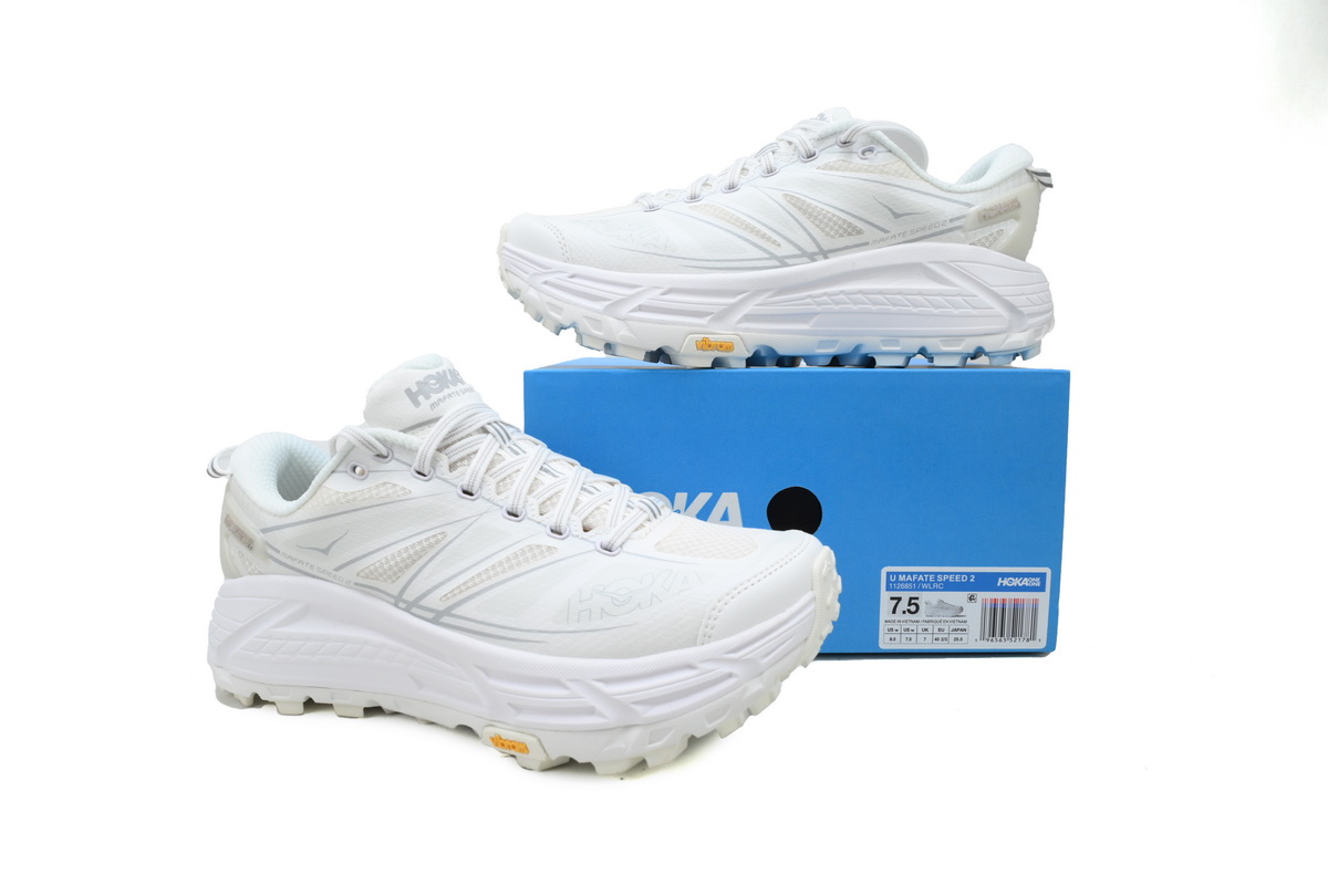 Hoka One One Mafate Speed 2 White Lunar Rock (All Gender) 1126851-WLRC