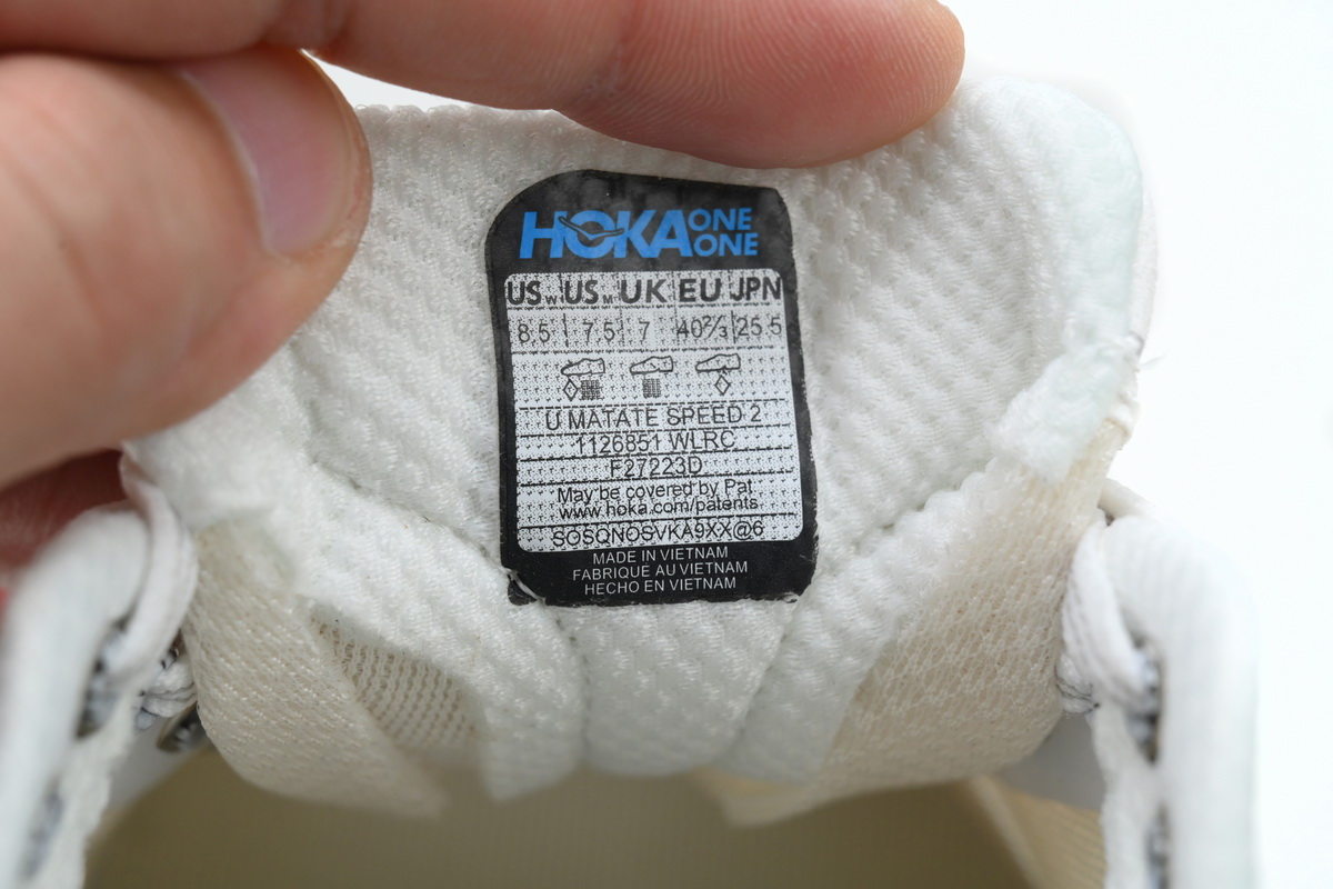 Hoka One One Mafate Speed 2 White Lunar Rock (All Gender) 1126851-WLRC