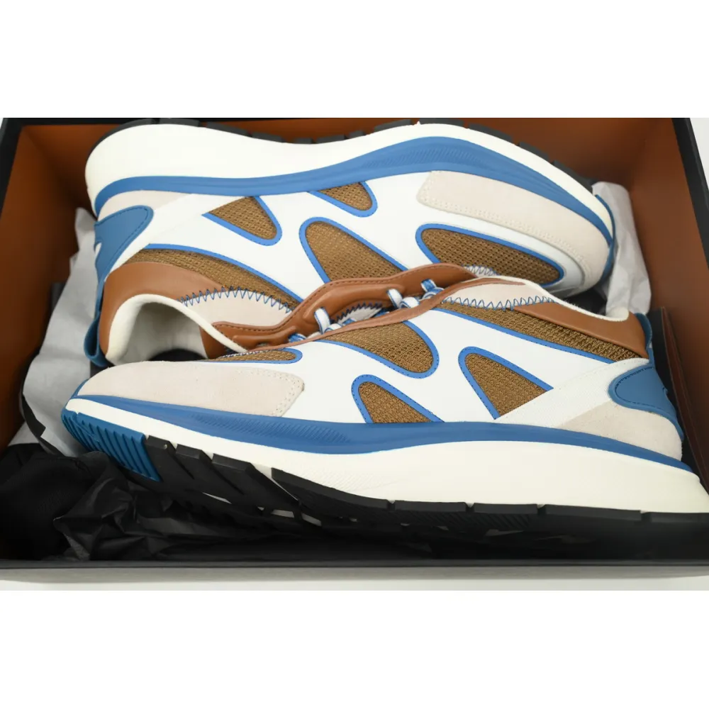 Zegna Brown Blue LHUTE-A5159X-PCO