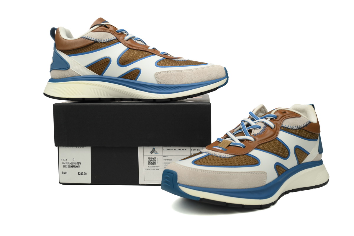 Zegna Brown Blue LHUTE-A5159X-PCO