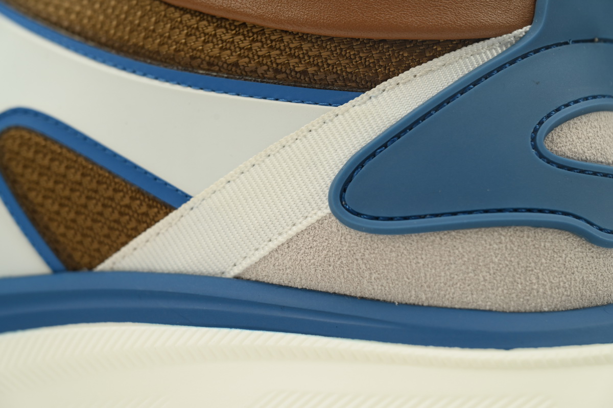 Zegna Brown Blue LHUTE-A5159X-PCO