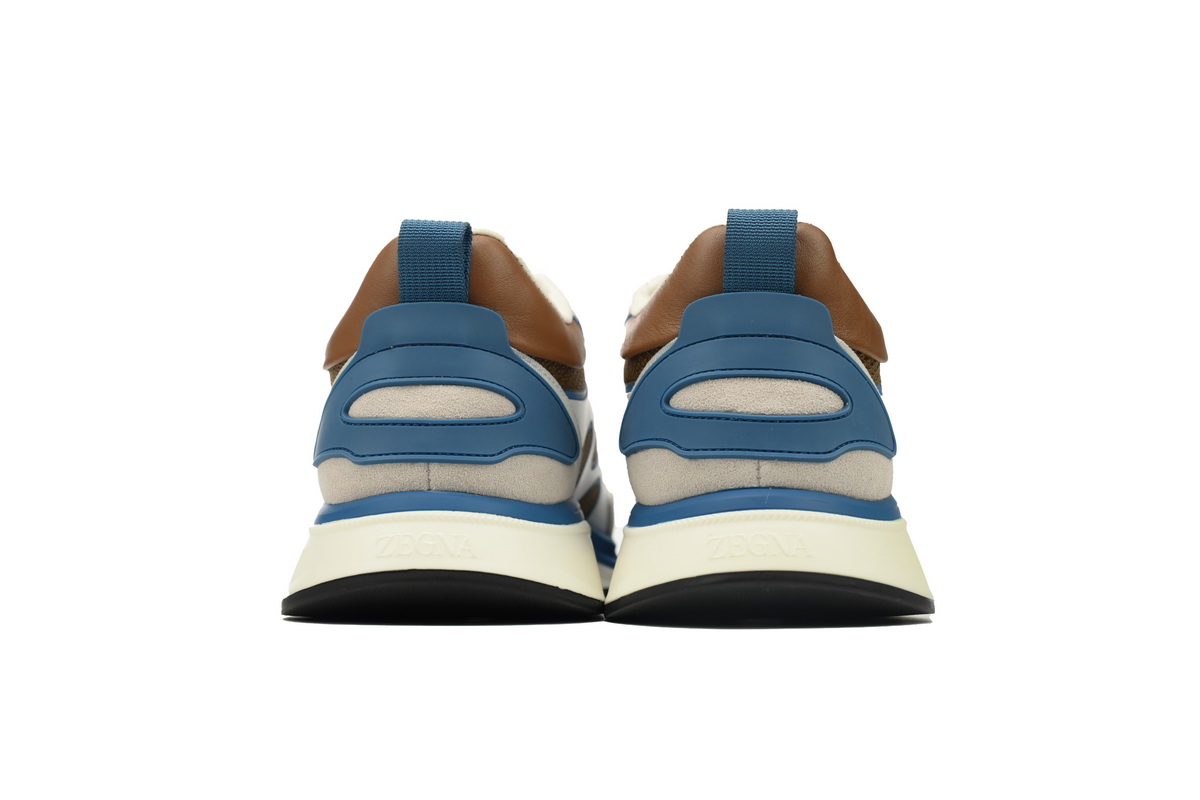 Zegna Brown Blue LHUTE-A5159X-PCO