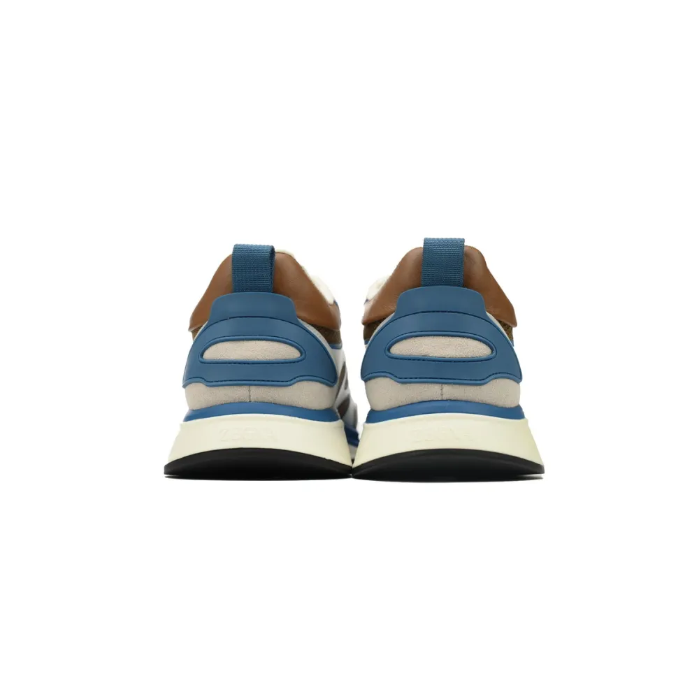 Zegna Brown Blue LHUTE-A5159X-PCO