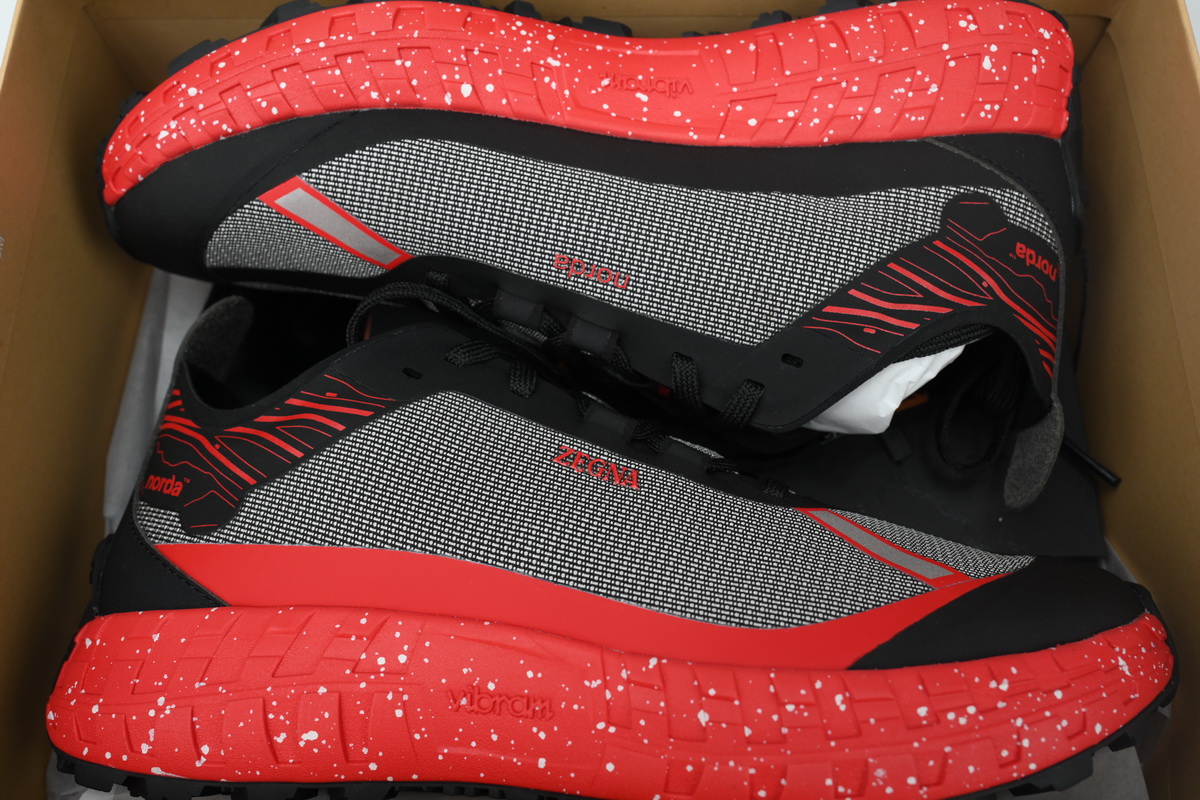 Zegna Grey Red LHNRD-S5631Z-RMG