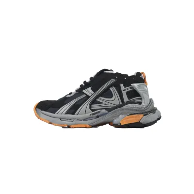 Top Version Balenciaga Runner Sneaker Black Fluo Orange 772774 W3RNY 1878 01