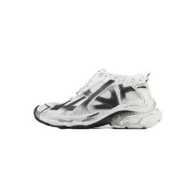 Balenciaga Runner Sneaker Gradient - White Black 772774 WRUNG 9010 01