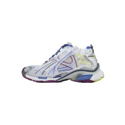 Balenciaga Runner Sneaker White Purple Blue 772767 W3RMU 9547 01