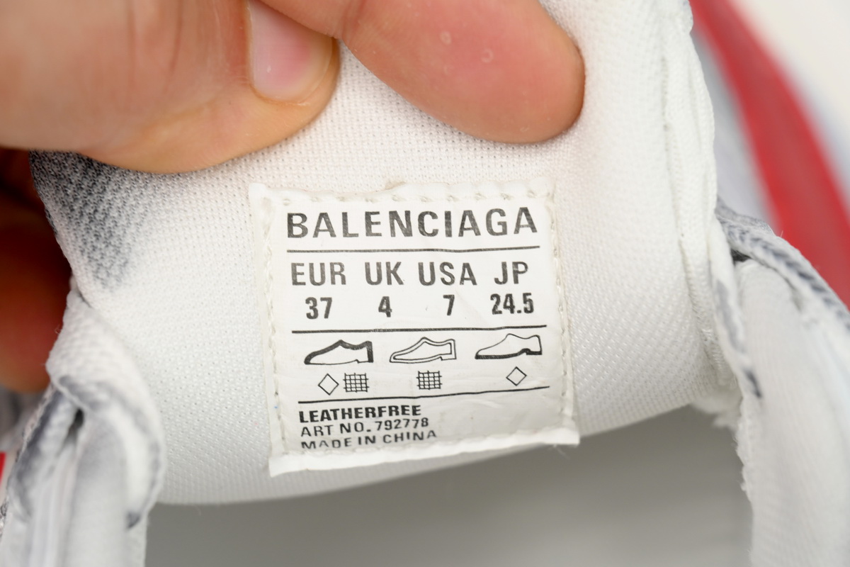 Balenciaga White Gray Black White Orange 784342 W2MV2 9670