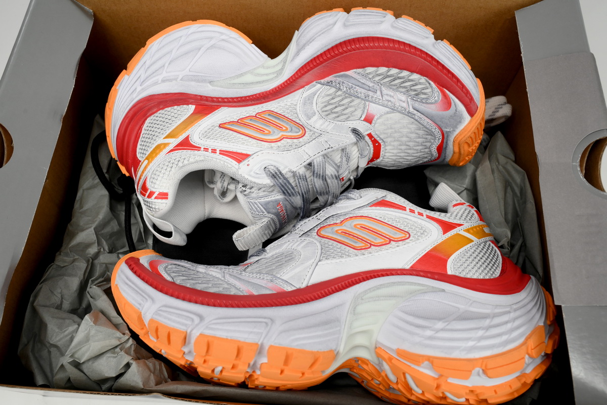 Balenciaga White Gray Black White Orange 784342 W2MV2 9670