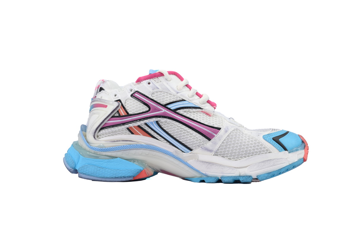 Top version Balenciaga Wmns Runner Sneaker Grey Multi-Color 772767 W3RMU 9458 