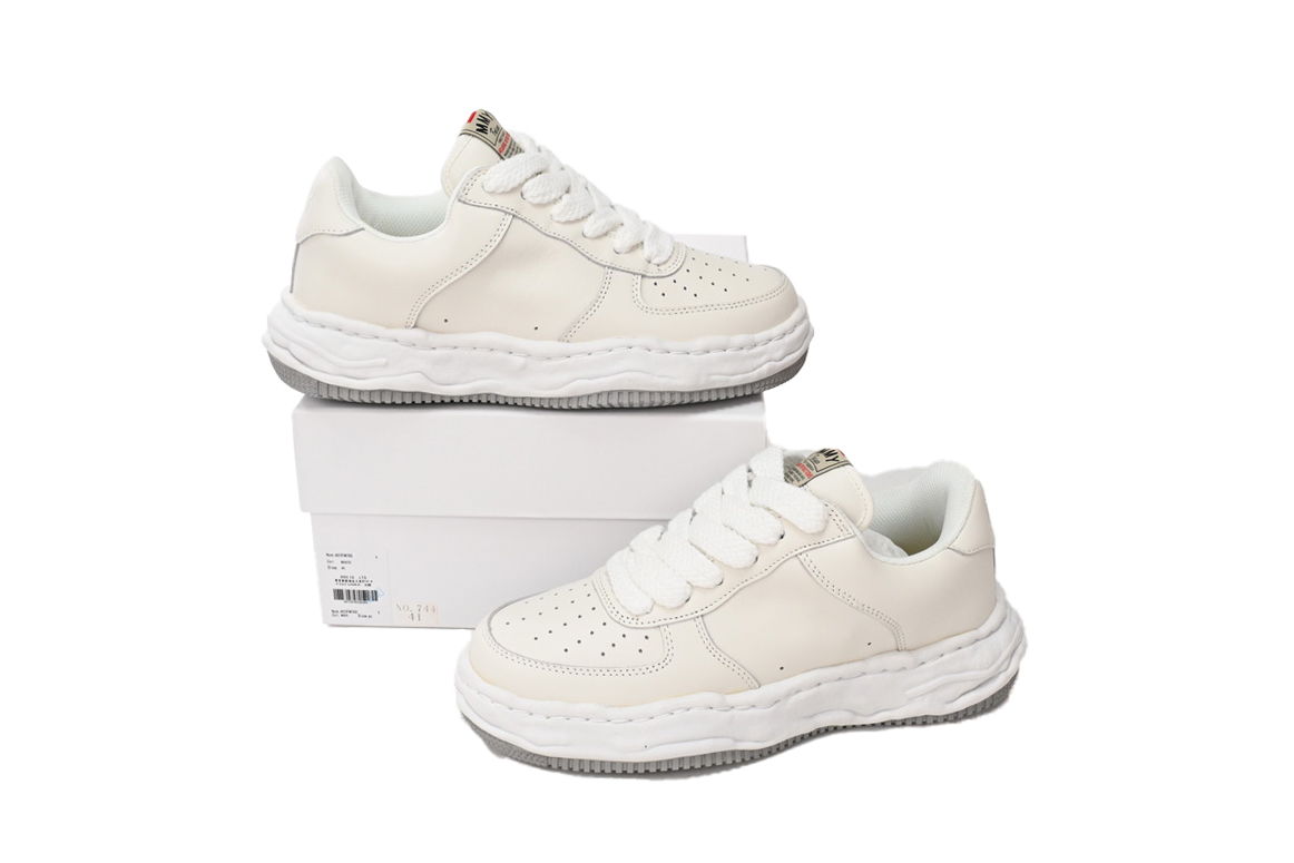 MIHARA YASUHIRO White And White Gray Low NO.744