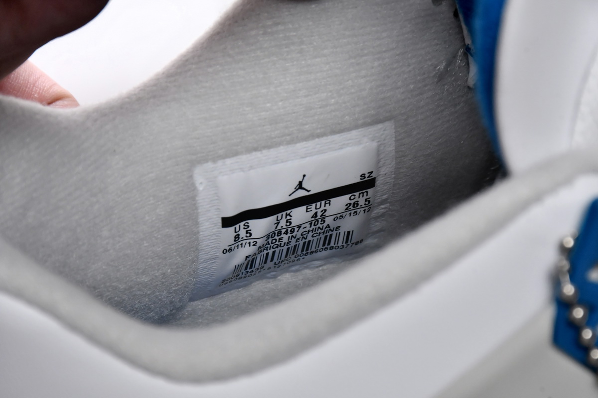 Jordan 4 Retro Military Blue (2012) 308497-105