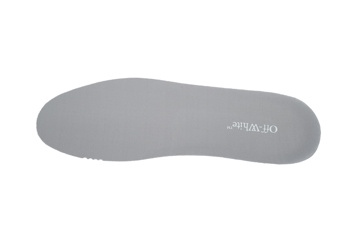 OFF-WHITE Out Of Office OOO Low Tops Silver White OMIA189F 24LEA00E 0172