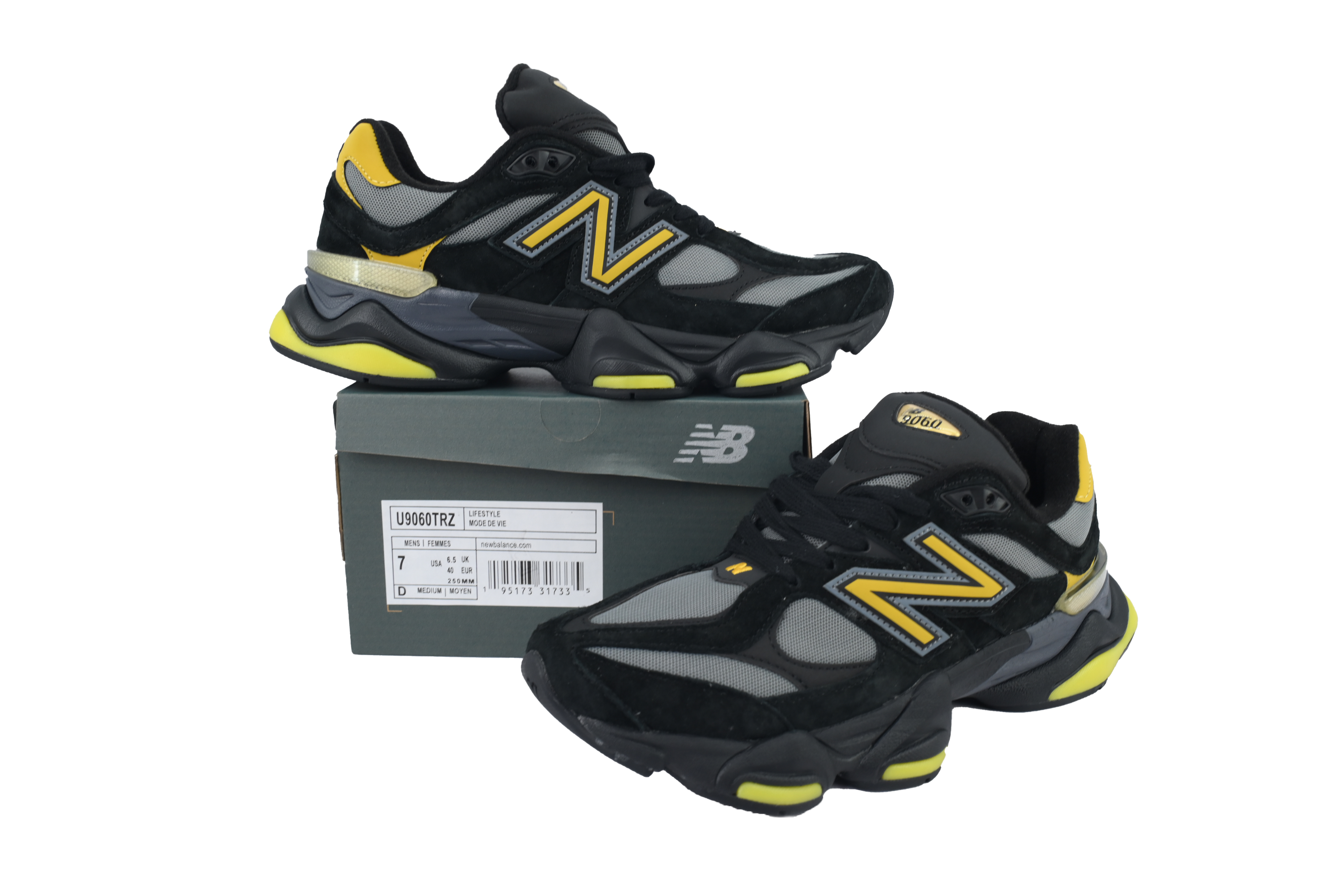 New Balance 9060 Black Yellow U9060TRZ