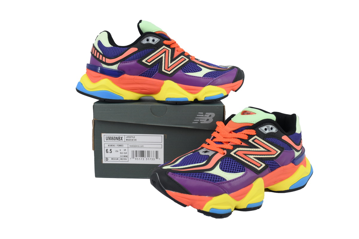 New Balance 9060 Prism Purple Vibrant Spring U9060NBX