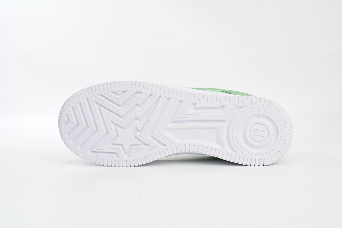 A Bathing Ape Bape Sta Low White Grey Rao Noodles 0ZXSH M191 006K