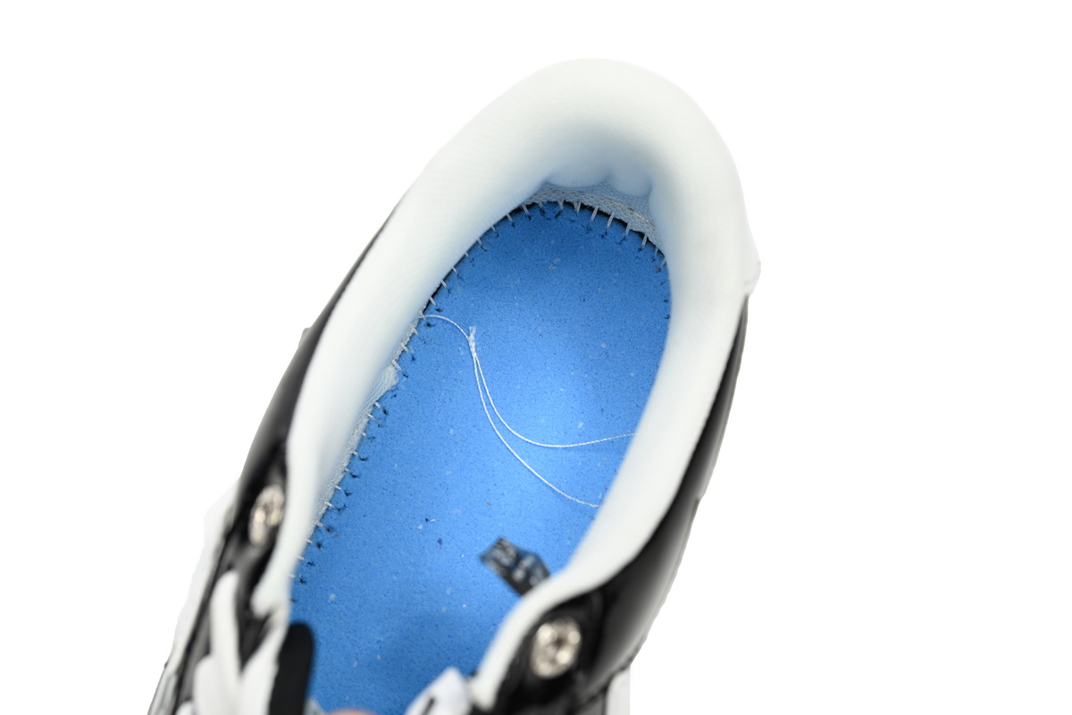 A Bathing Ape Bape Sta Low Black and White Shark 1H30-191-009