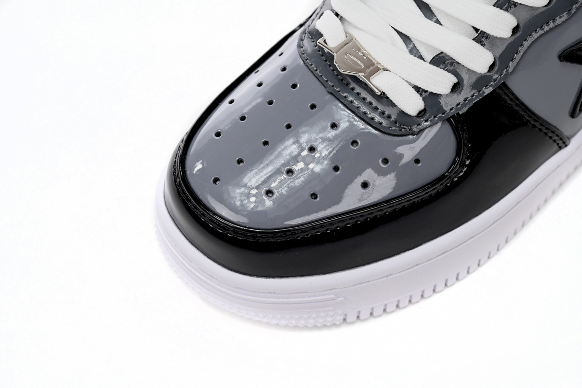 A Bathing Ape Bape Sta Low Black Grey Baolan 1H20 191 046 