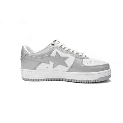 A Bathing Ape Bape Sta Low White Grey Rao Noodles 1170-191-021 02