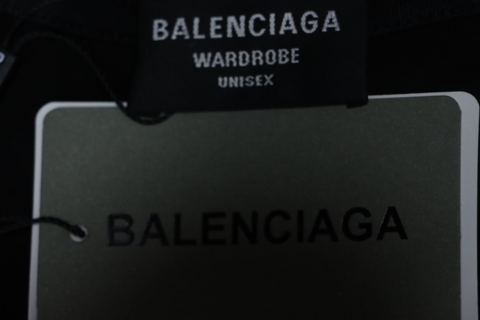 Balenciaga 23ss Rivet Puncture Washed Hole T-shirt Black
