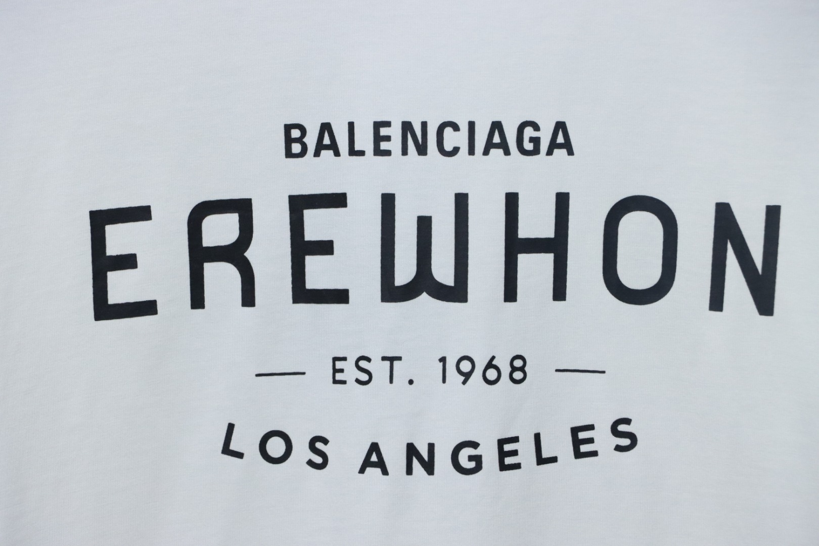 Balenciaga 24ss 1968 Lettering Printed T-shirt